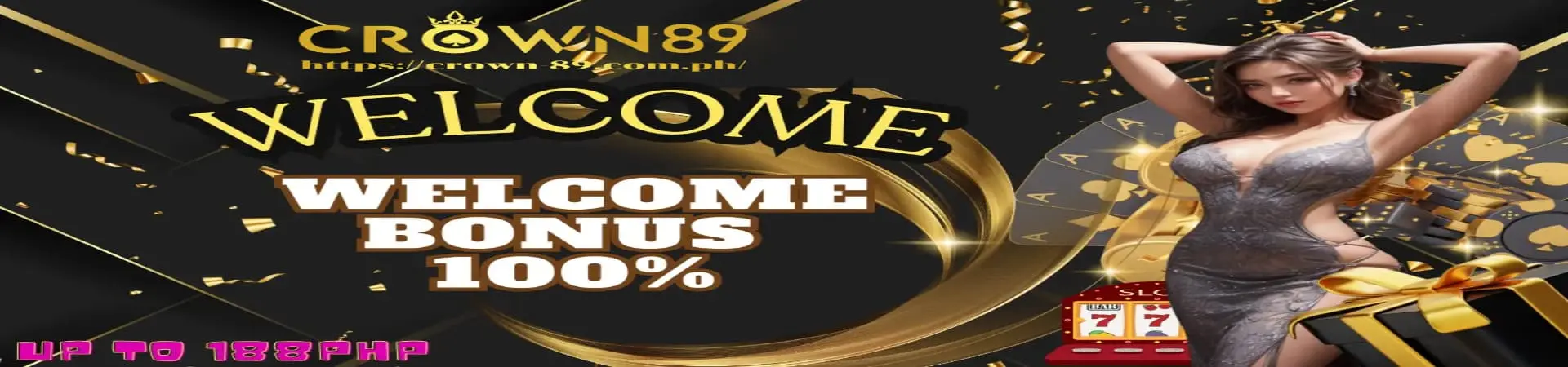 slot machine crown89 banner